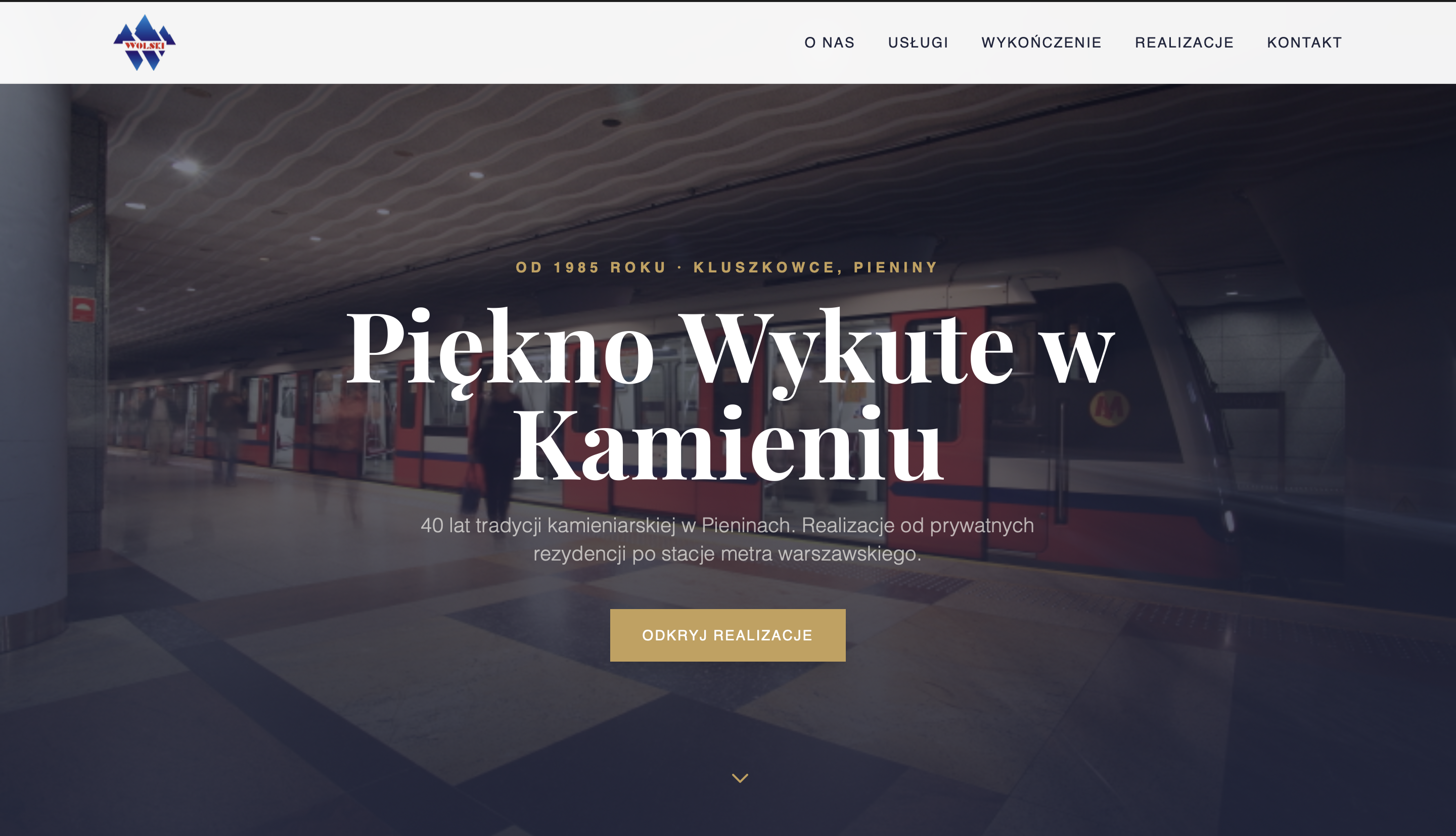 Podgląd strony Kamieniarstwo Wolski